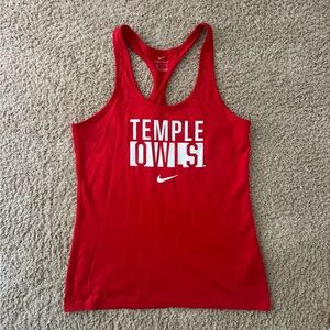 Nike Women's Red Temple Owls Tank Top